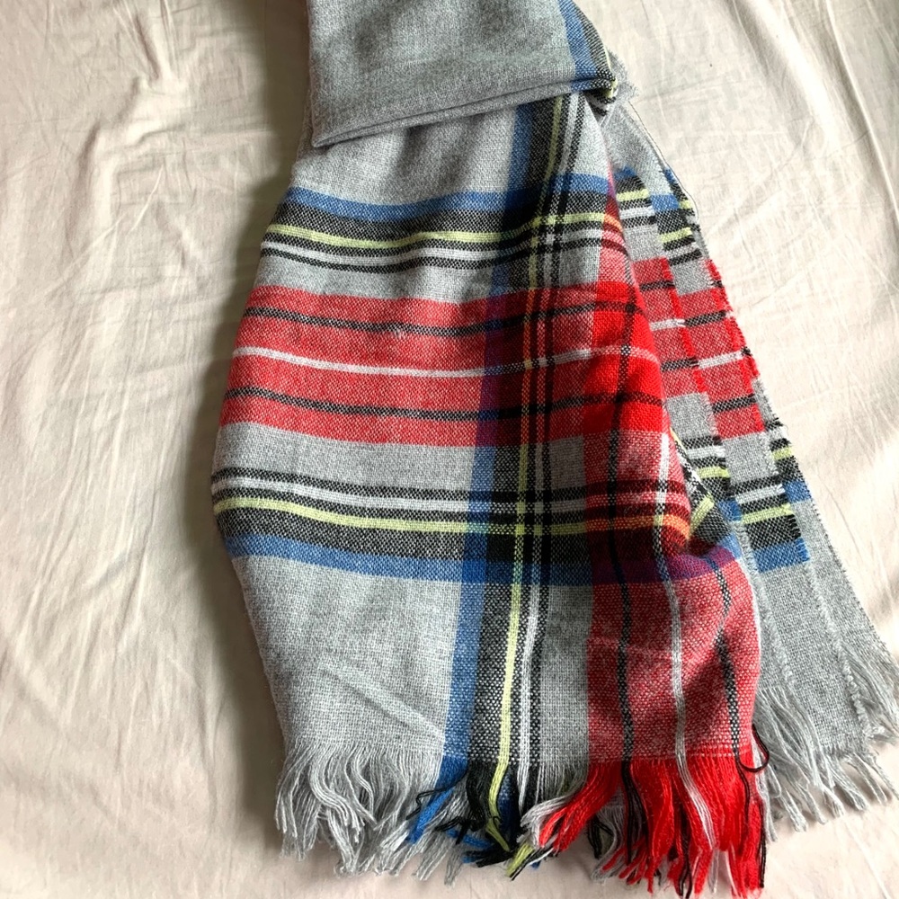 ASOS tartan blanket scarf